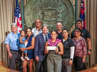 Hilina‘i Brown of Kapolei High School